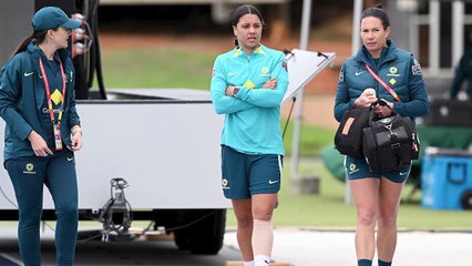 CLEAN: Matildas play down panic over Sam Kerr's calf injury scare