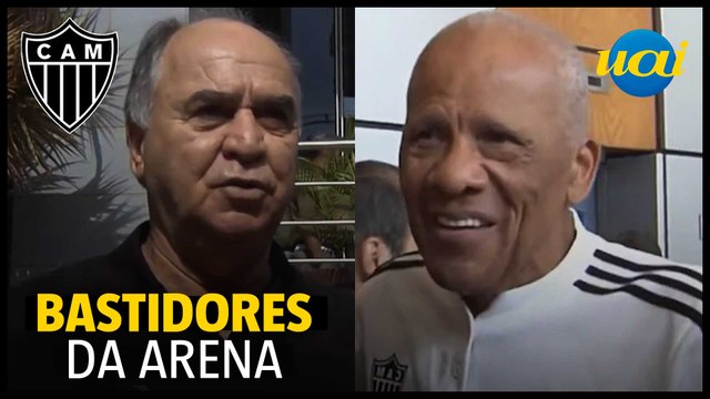 Bastidores do jogo das lendas na Arena MRV