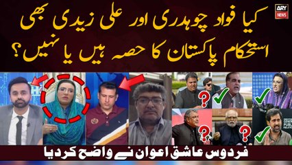 Is Fawad Chaudhry and Ali Zaidi are part of Istehkam pakistan?