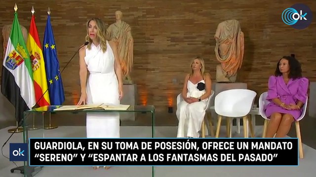 Guardiola, en su toma de posesión, ofrece un mandato sereno y espantar a los fantasmas del pasado