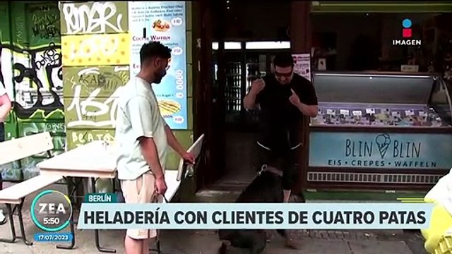 Heladería ofrece helados para personas y para perros en Berlín