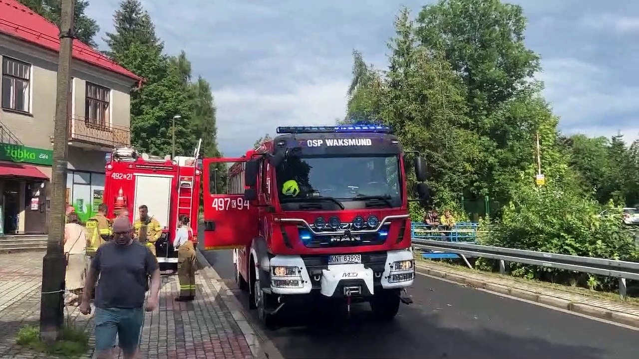 Rabka Zdrój - miasteczko po ulewie i nawałnicy