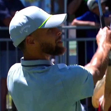 Le joueur NBA Stephen Curry met un hole-in-one en golf... Incroyable