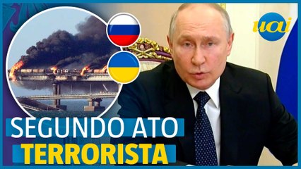 Putin pede reforço de segurança na ponte da Crimeia