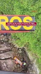 Turista cai de costão na Ponta da Vigia e fica inconsciente