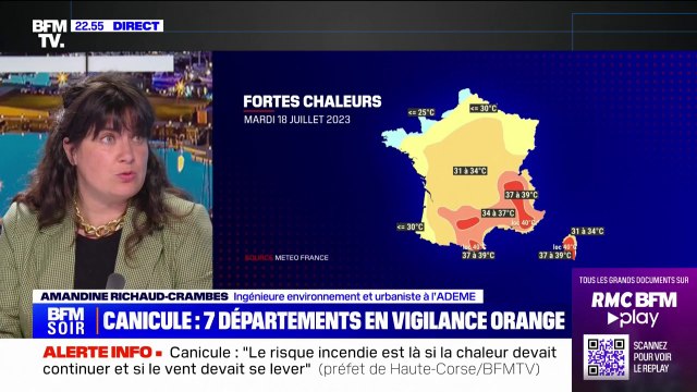 Canicule: Il y a un besoin d'adaptation des villes, explique Amandine Richaud-Crambes (ingénieure environnement et urbaniste à l'ADEME)