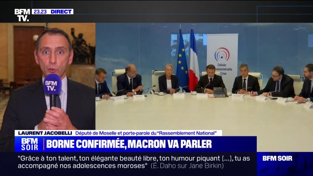 Élisabeth Borne confirmée à Matignon: Elle avait 100 jours pour améliorer le quotidien des Français et les Français n'ont pas vu la moindre amélioration , pour Laurent Jacobelli (RN)