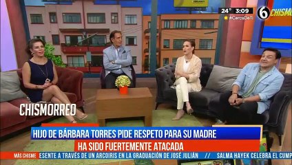 Hijo de Bárbara Torres llora y pide respeto tras la salida de su mamá del reality
