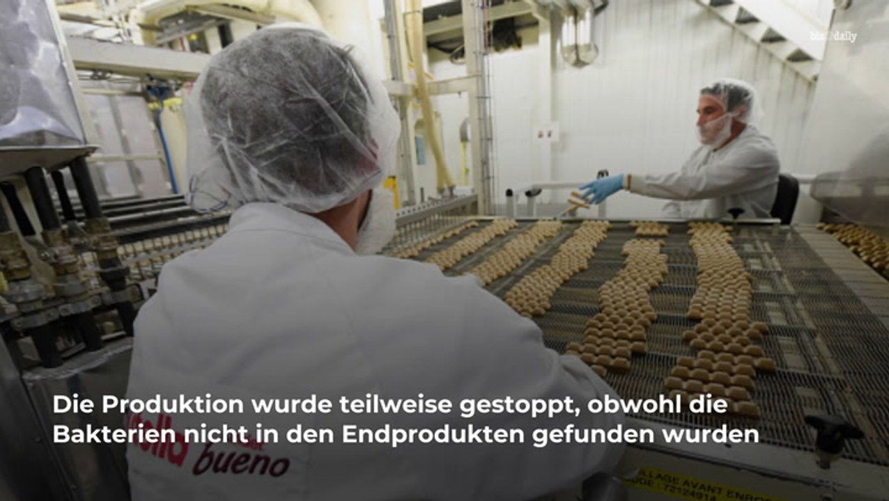 Ferrero: Erneuter Fund von Salmonellen