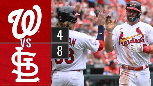 Resumen Nacionales de Washington vs Cardenales de San Luis | MLB 16-07-2023