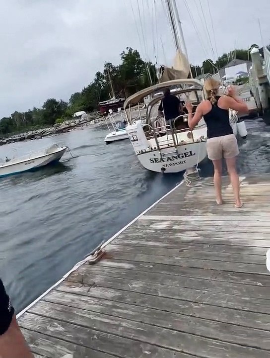 Kevin passe une mauvaise journée sur l'eau