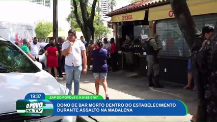DONO DE RESTAURANTE É MORTO DENTRO DO PRÓPRIO ESTABELECIMENTO NA MADALENA, NO RECIFE