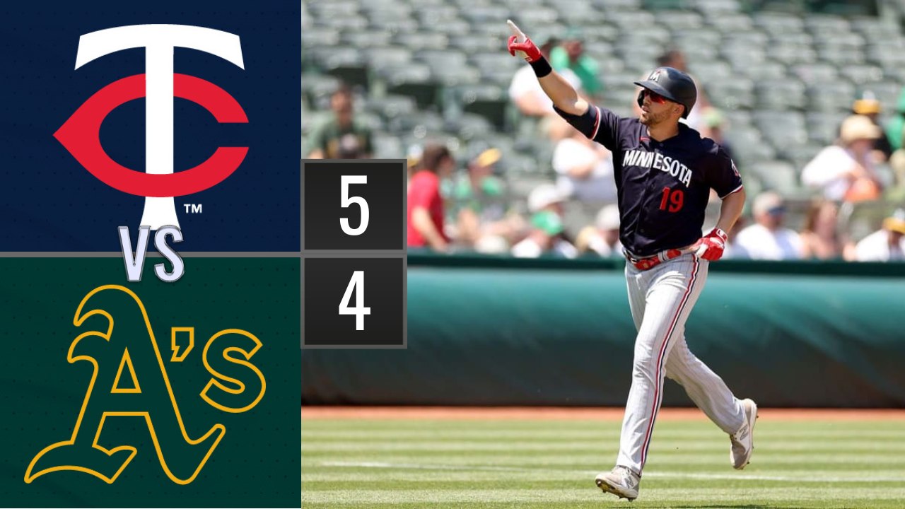 Resumen Mellizos de Minnesota vs Resumen Atléticos de Oakland | MLB 16-07-2023
