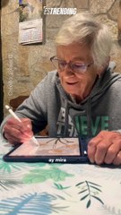 Nieta despierta el talento oculto de su abuela