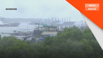 Taufan Talim bawa hujan lebat, angin kencang ke selatan China