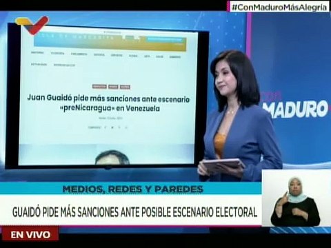 Pdte. Maduro: Llamo al pueblo a repudiar estas peticiones de nuevas sanciones contra Venezuela