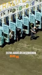 La edad no es un obstáculo para divertirse, no más mira