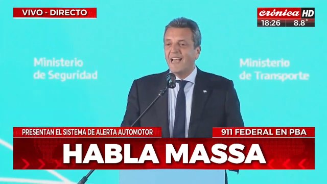 Massa: Soy de los que dialoga cuando tiene que dialogar y pelea cuando tiene que pelear