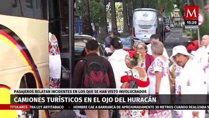 Pasajeros aseguran no sentirse seguros al utilizar camiones turísticos