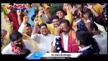 Leaders And Ministers Teenmaar Dance Performance At Bonalu | Talasani Srinivas Yadav | V6 Teenmaar