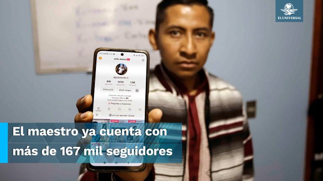Para evitar que se pierda el náhuatl, profesor usa Tik Tok para enseñar esta lengua indígena