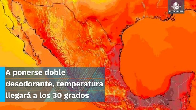 A preparar el short y los hielos, alertan por temperaturas de hasta 30 grados en la CDMX
