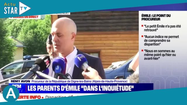 Disparition d'Emile, 2 ans : Le pronostic vital est très, très engagé , nouvelles informations glaç