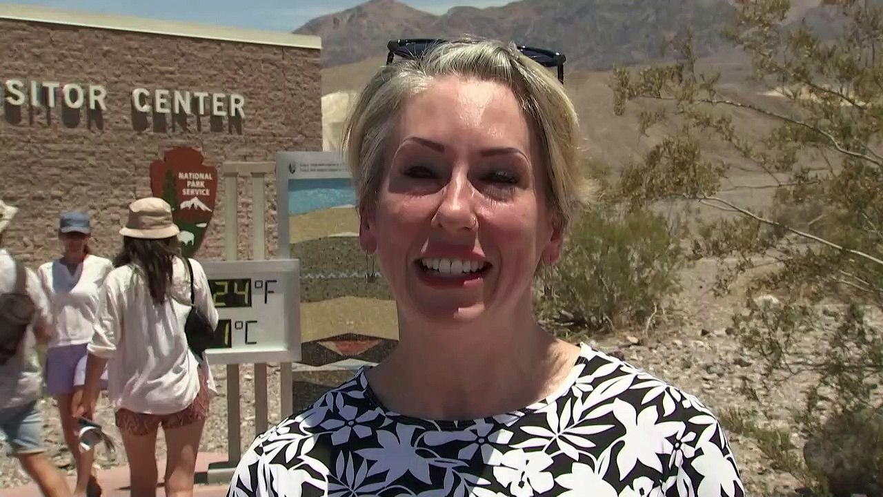 'In an oven': visitors react to Death Valley heat