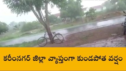 కరీంనగర్: జిల్లా వర్షపాత వివరాలు ఇవే