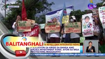 Ilang grupo, nagkilos-protesta sa tanggapan ng DA kaugnay sa presyo ng mga bilihin | BT