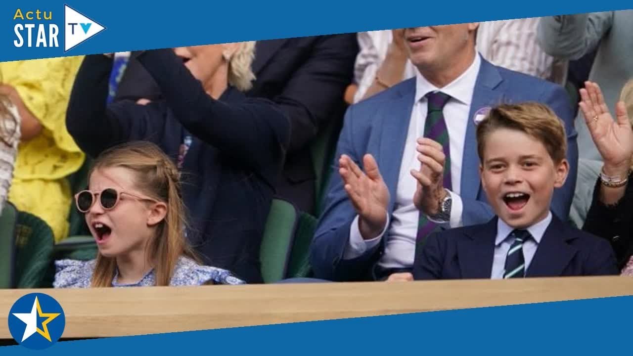 George et Charlotte stars de Wimbledon : lunettes de soleil et sourire jusqu’aux oreilles, ils font