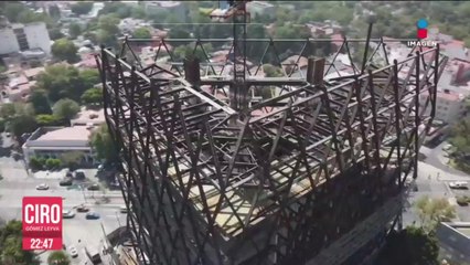 Edificio clausurado en Insurgentes 2021 está en pésimas condiciones