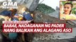Babae, nadaganan ng pader nang balikan ang alagang aso | GMA News Feed
