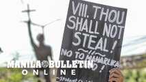 Students and Youth groups hold a protest condemning the Maharlika Wealth Fund