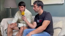 La reacción de Carlos Alcaraz ante las palabras de Djokovic en rueda de prensa