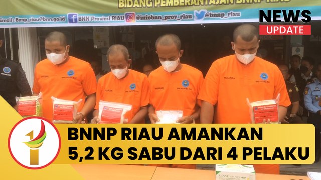 BNNP RIAU MUSNAHKAN 5,2 KG NARKOTIKA JENIS SABU !!