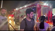 Antalya'da Falezler Üzerindeki Ahşap Kafe Yangında Küle Döndü