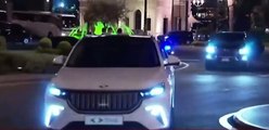 الأمير محمد بن سلمان يصطحب أردوغان في سيارته الخاصة