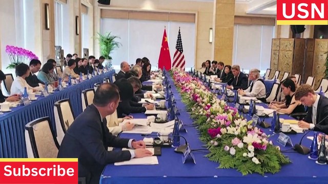 US envoy John Kerry arrives in China to restart climate talks video