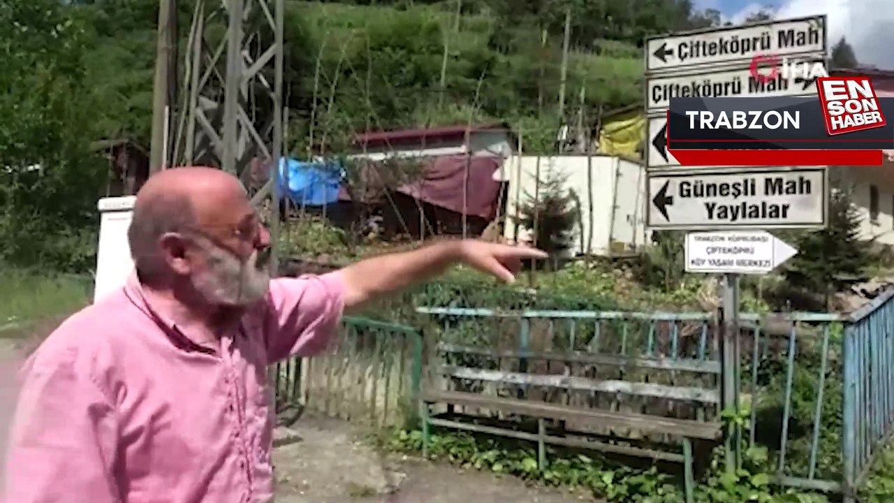 Trabzon'da şaşırtan tabela