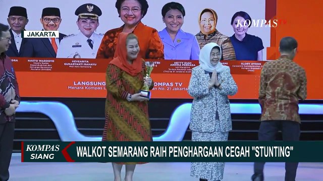 Wali Kota Semarang, Hevearita Gunaryanti Raih Penghargaan Cegah Stunting dari BKKBN