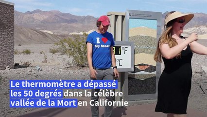 États-Unis: une forte vague de chaleur frappe la vallée de la Mort