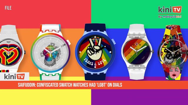 Le fabricant de montre suisse Swatch engage des poursuites contre la Malaisie pour la saisie de montres arborant les couleurs arc-en-ciel LGBTQ