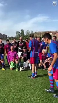 Los míticos Iron Maiden, en las instalaciones del FC Barcelona