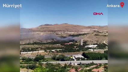 Ankara'da MKE fabrikasında yangın