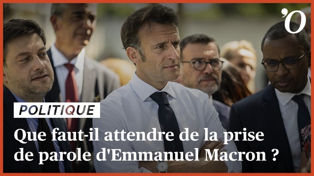 Cent jours, émeutes: que faut-il attendre de la prise de parole d'Emmanuel Macron?