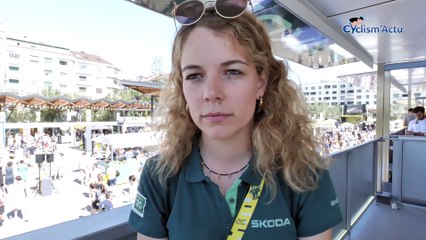 Tour de France 2023 - Océane Arnould-Dupuy : "On a le même dispositif Skoda sur le Tour de France hommes et femmes"