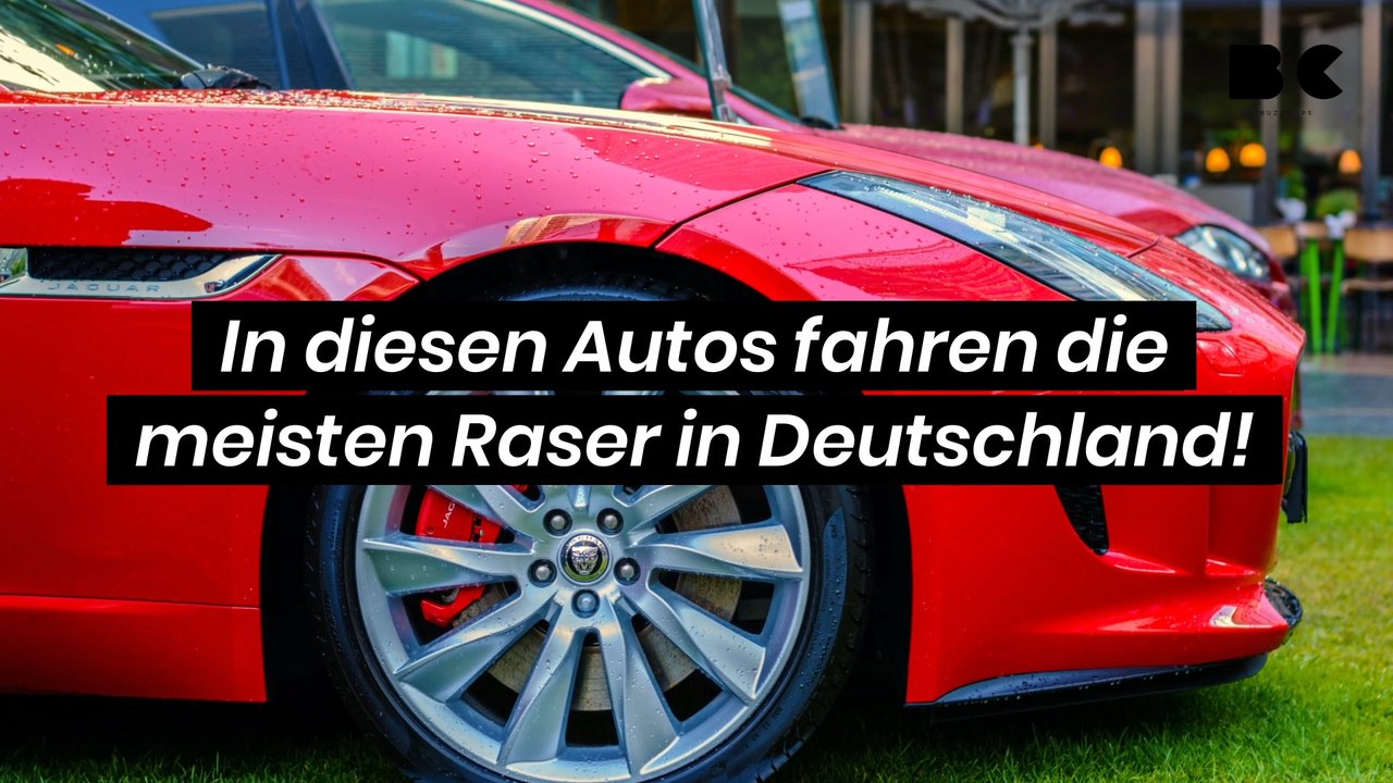 In diesen Autos fahren die meisten Raser in Deutschland!