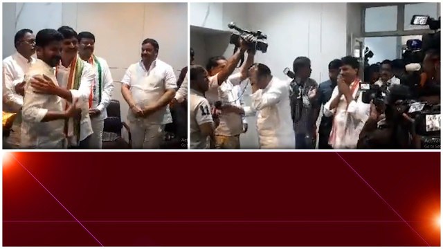 Gandhi Bhavan కు Ponguleti Srinivas Reddy .. స్వాగతం పలికిన రేవంత్ రెడ్డి.. | Telugu OneIndia