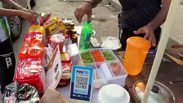 Indian Boy Selling Super Spicy Korean Maggi | Indian Street Food